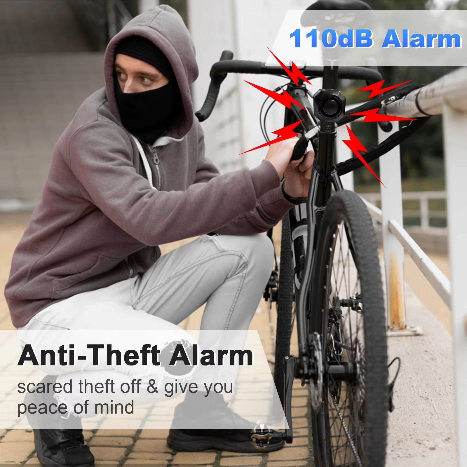 Ultimate Bike Guard™ – Wireless Vibration Alarm with Remote & USB Charging