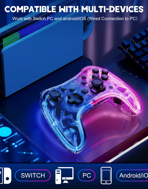 Load image into Gallery viewer, Wireless Switch Pro Controllers with RGB Light
