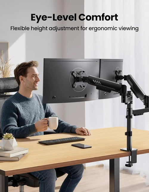 Load image into Gallery viewer, Stackable Dual Gaming Monitor Arm

