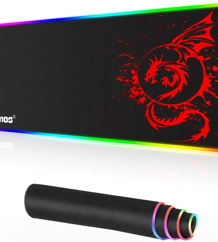 RGB Gaming Mouse Pad Anime Dragon Mousepad