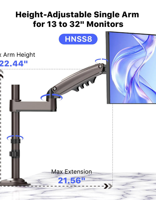 Load image into Gallery viewer, Stackable Dual Gaming Monitor Arm
