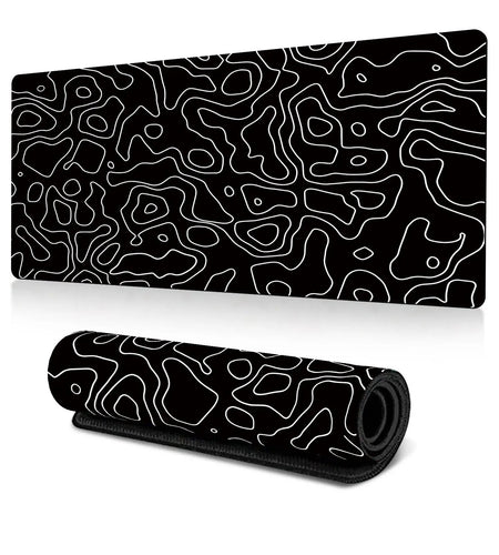 Large Non-Slip Line Pattern Gaming Mouse Mat