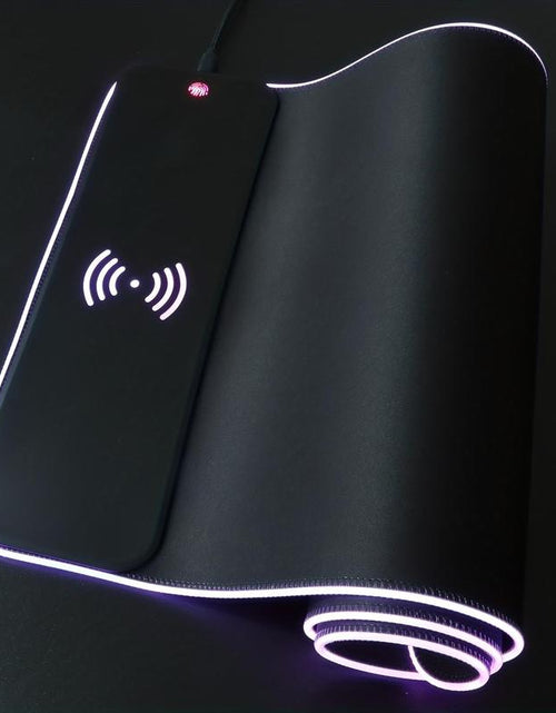 Load image into Gallery viewer, Wireless Charging RGB Gaming Mouse Pad
