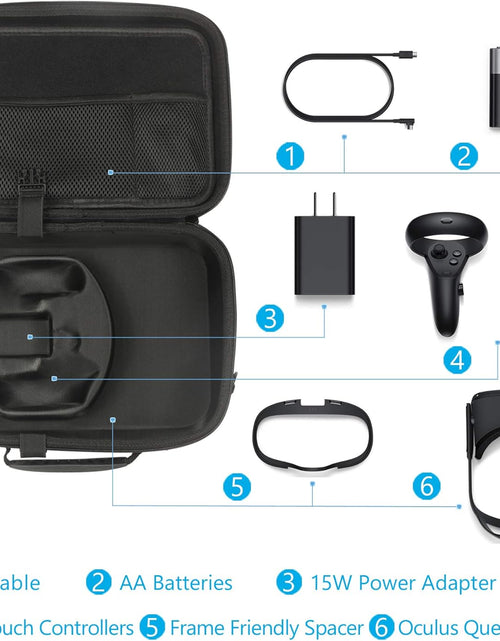 Load image into Gallery viewer, Hard Case for Meta Quest for Oculus Quest VR
