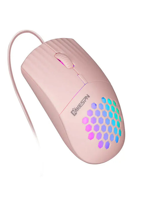 Load image into Gallery viewer, Wired RGB Backlit Honeycomb Shell Gaming Mouse
