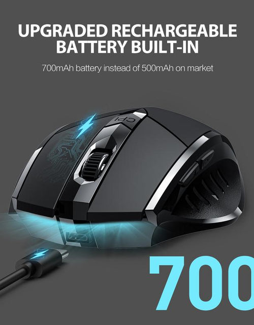 Load image into Gallery viewer, Rechargeable Multi-Device Wireless Bluetooth Mouse

