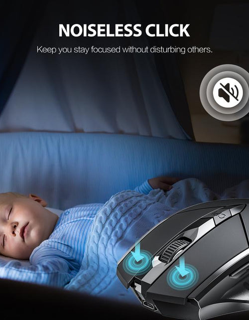 Load image into Gallery viewer, Rechargeable Multi-Device Wireless Bluetooth Mouse
