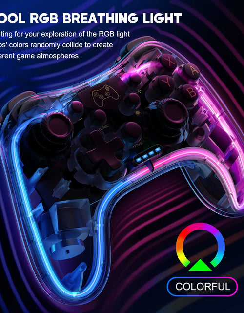 Load image into Gallery viewer, Wireless Switch Pro Controllers with RGB Light
